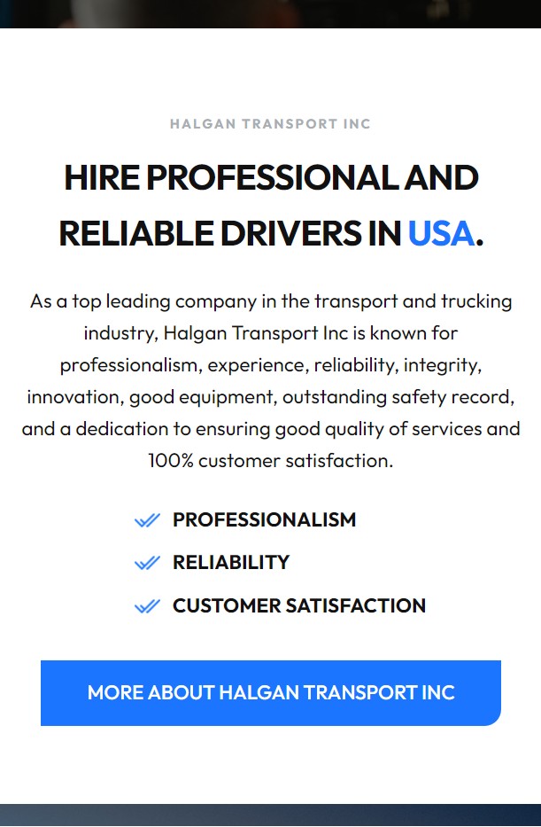 Home - Halgan Transport Inc